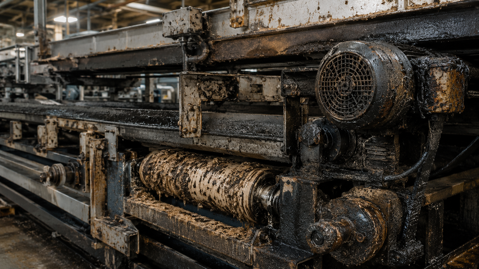 Transportband voor droogijsreiniging door CRYOSTRAL